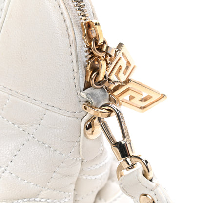 Versace Barocco Quilted Nappa Altea Vanitas Lady Athena White 10 of 13