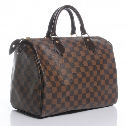 Louis Vuitton Damier Ebene Speedy 30 3 of 8
