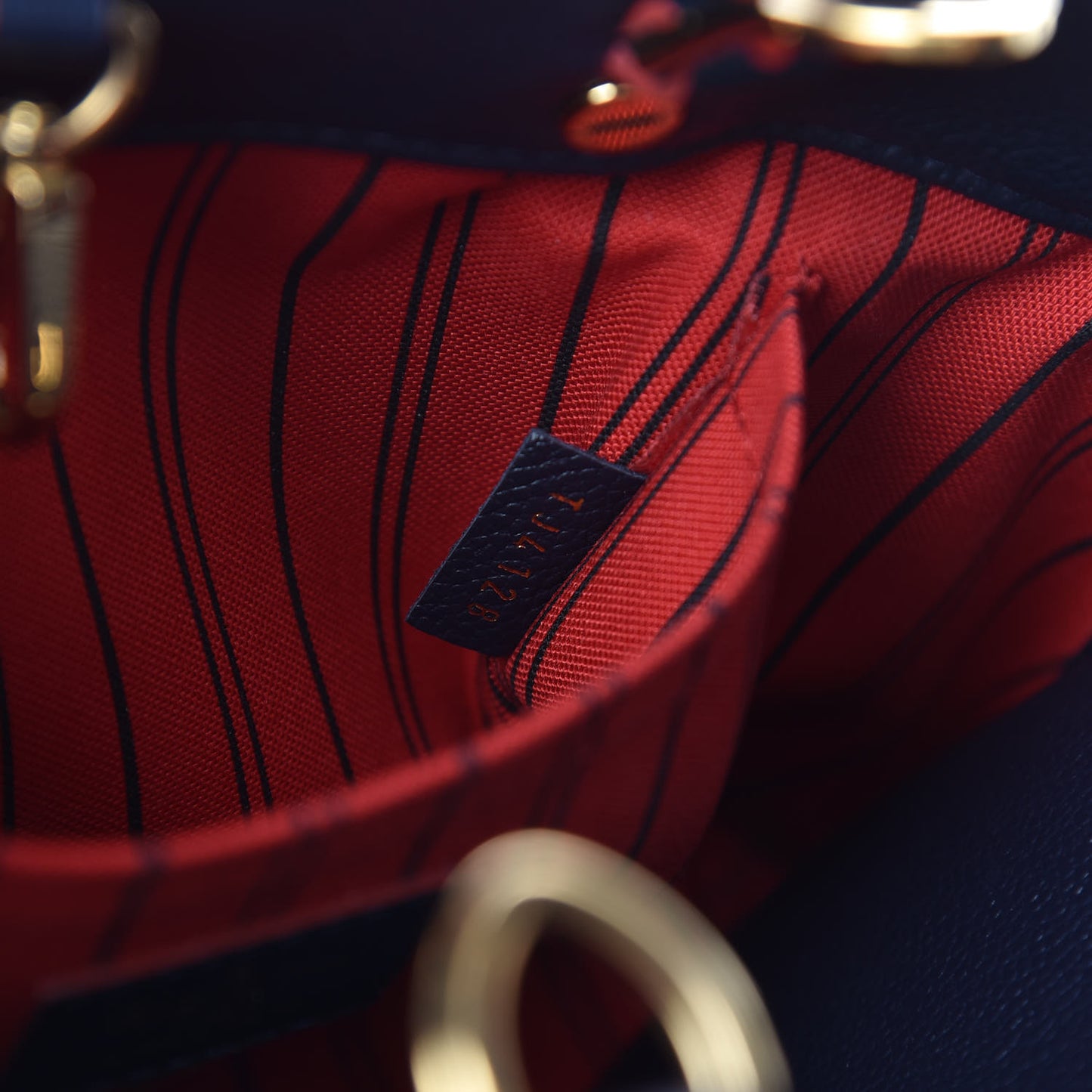 Empreinte Montaigne BB Marine Rouge