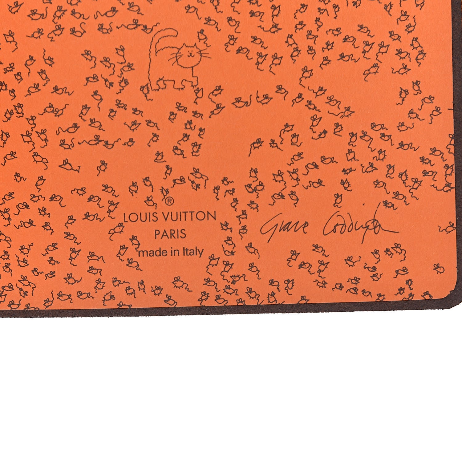 Louis Vuitton Catogram Clemence Notebook MM Marron 7 of 8