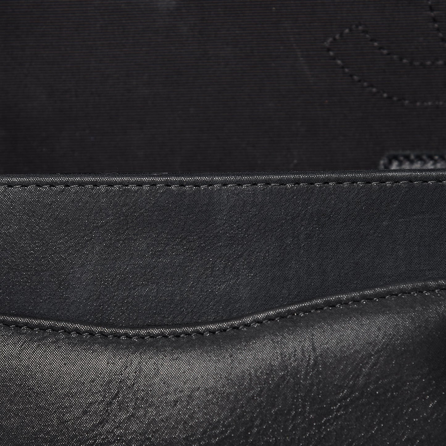 Caviar Iridescent Calfskin Duo Medium Double Flap Light Gold Black
