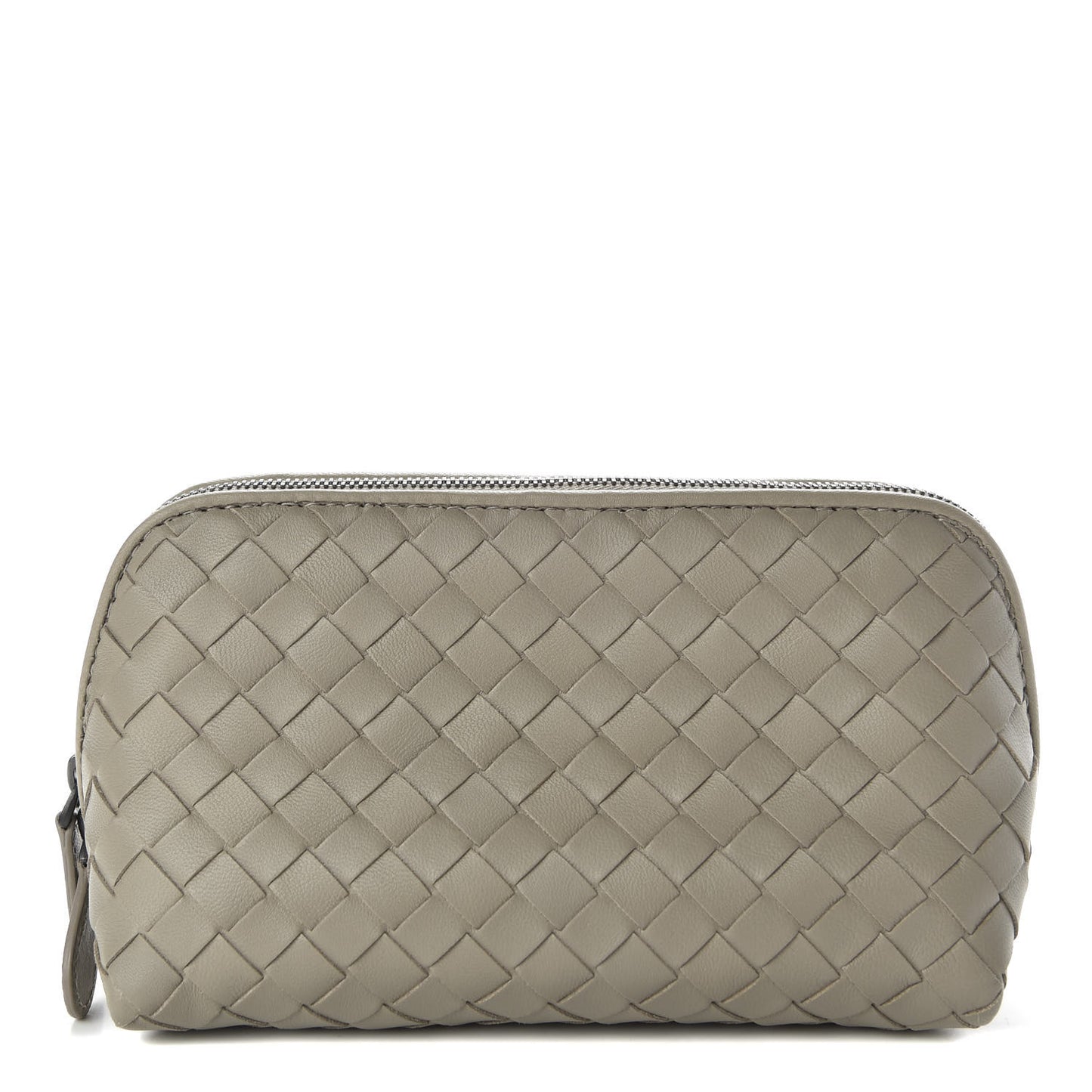 Nappa Intrecciato Cosmetic Case Mink