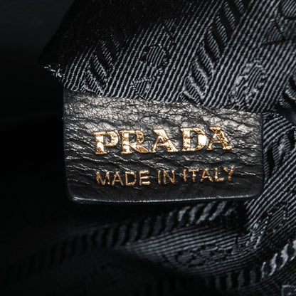 Prada Cervo Shine Hobo Nero Black 9 of 9