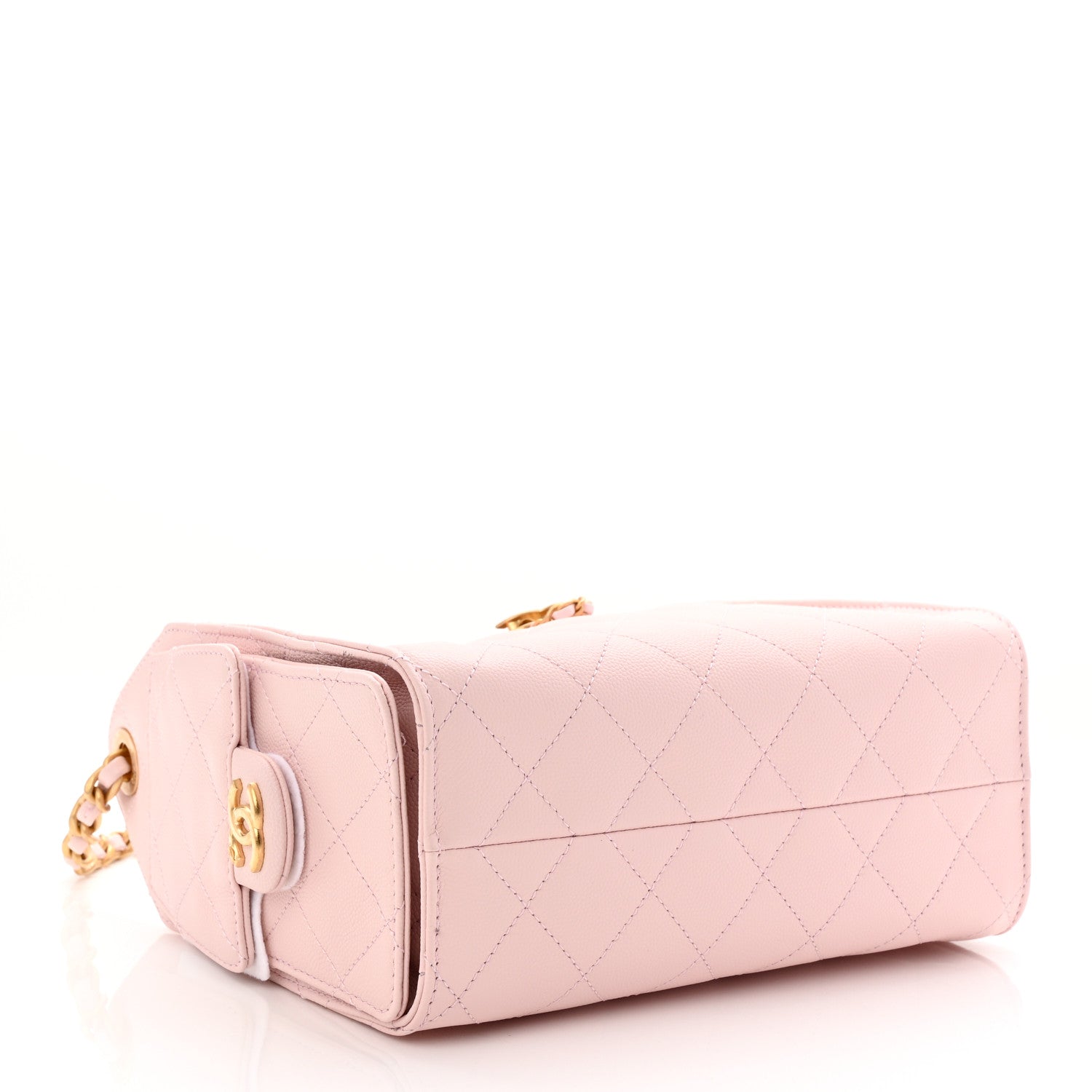 Chanel Caviar Quilted Mini Chanel 25 Handbag Light Pink 4 of 11