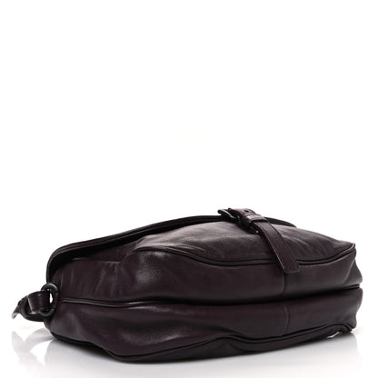 Bottega Veneta Nappa Intrecciato Double Sided Crossbody Bag Aubergine 4 of 13