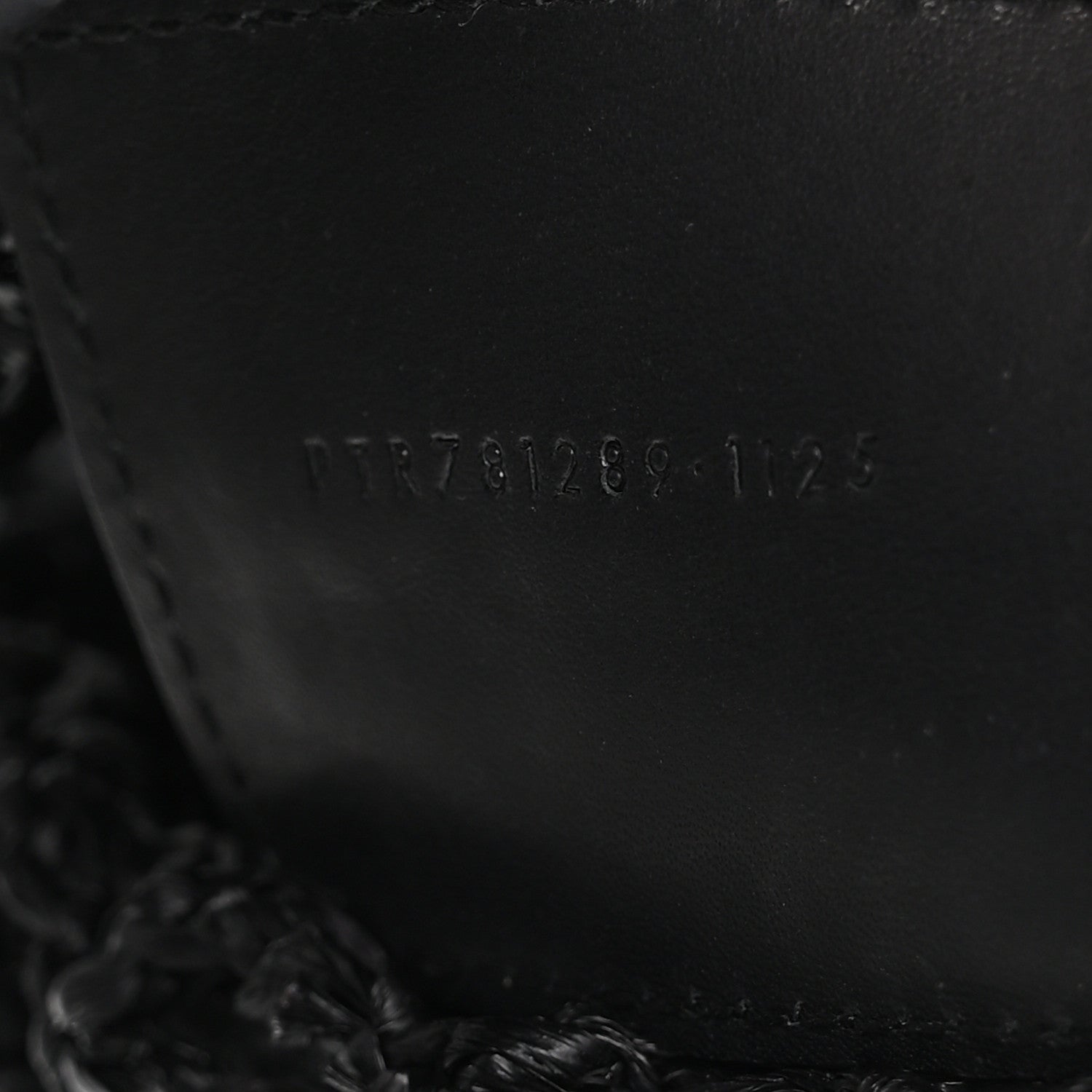 Saint Laurent Raffia Calfskin Oxalis Shoulder Bag Black 7 of 10