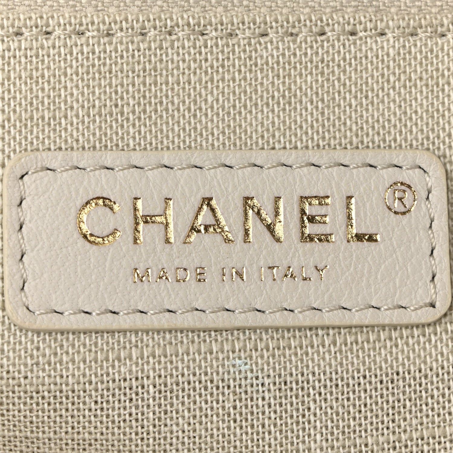 Chanel Canvas Small Deauville Tote Beige 7 of 13