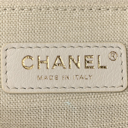 Chanel Canvas Small Deauville Tote Beige 7 of 13