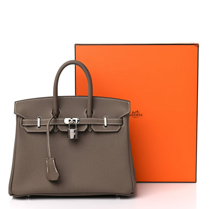 Hermes Togo Birkin 25 Etoupe 10 of 10