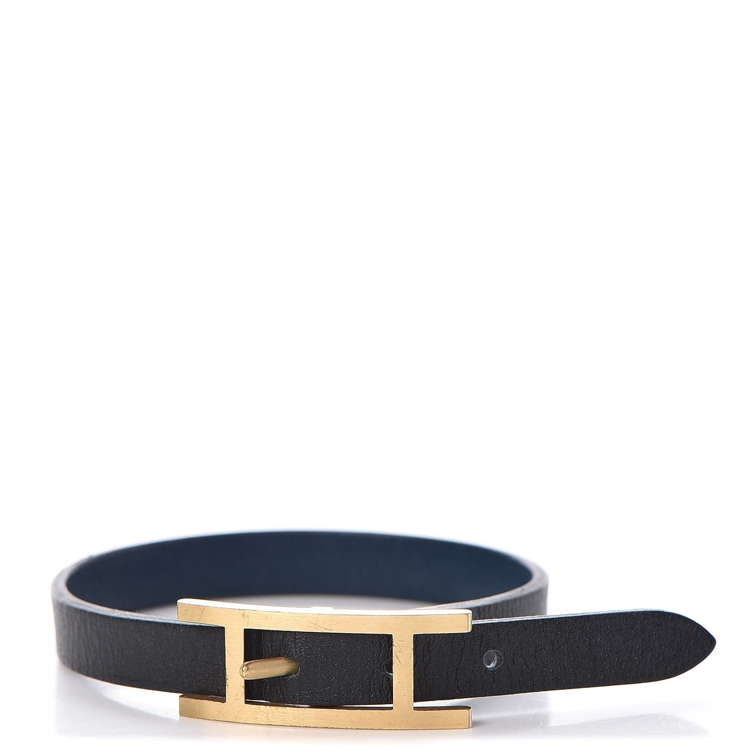 Hermes Swift Behapi Simple Tour Bracelet L Black Colvert 1 of 6