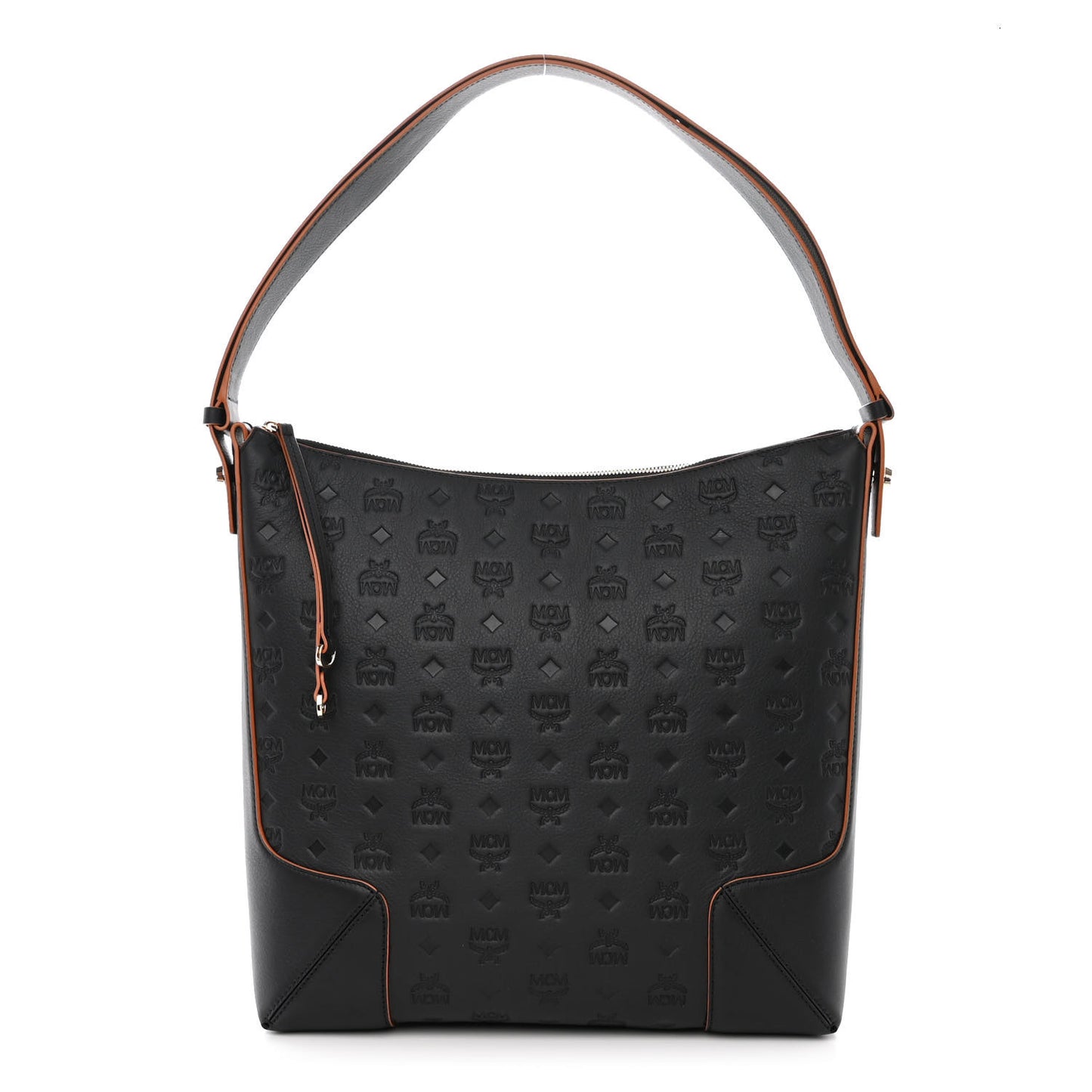 Calfskin Ottomar Monogram Large Klara Hobo Black