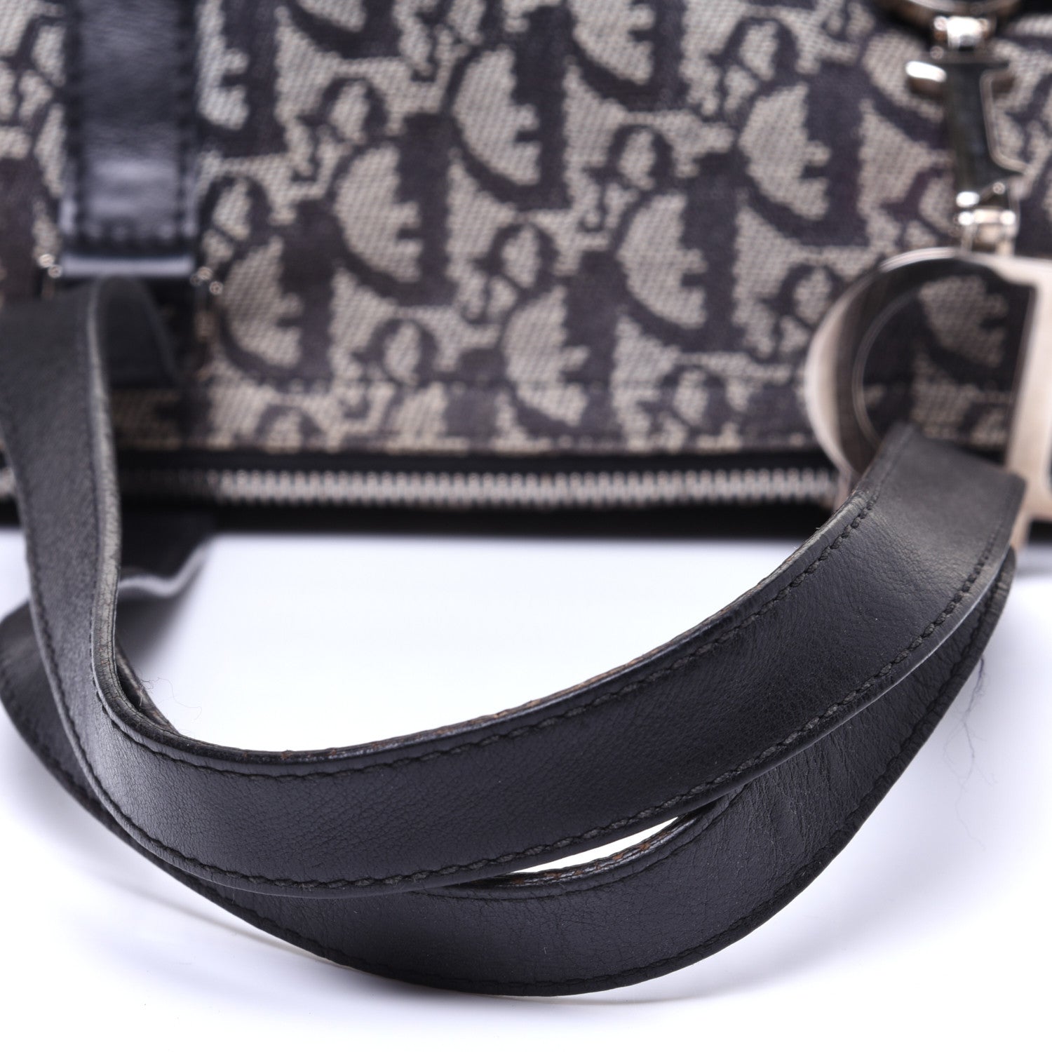 Christian Dior Denim Monogram Charms Shoulder Bag Black 14 of 14
