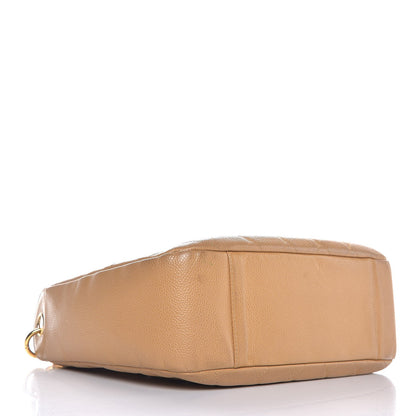 Chanel Caviar Quilted Hobo Beige 4 of 16