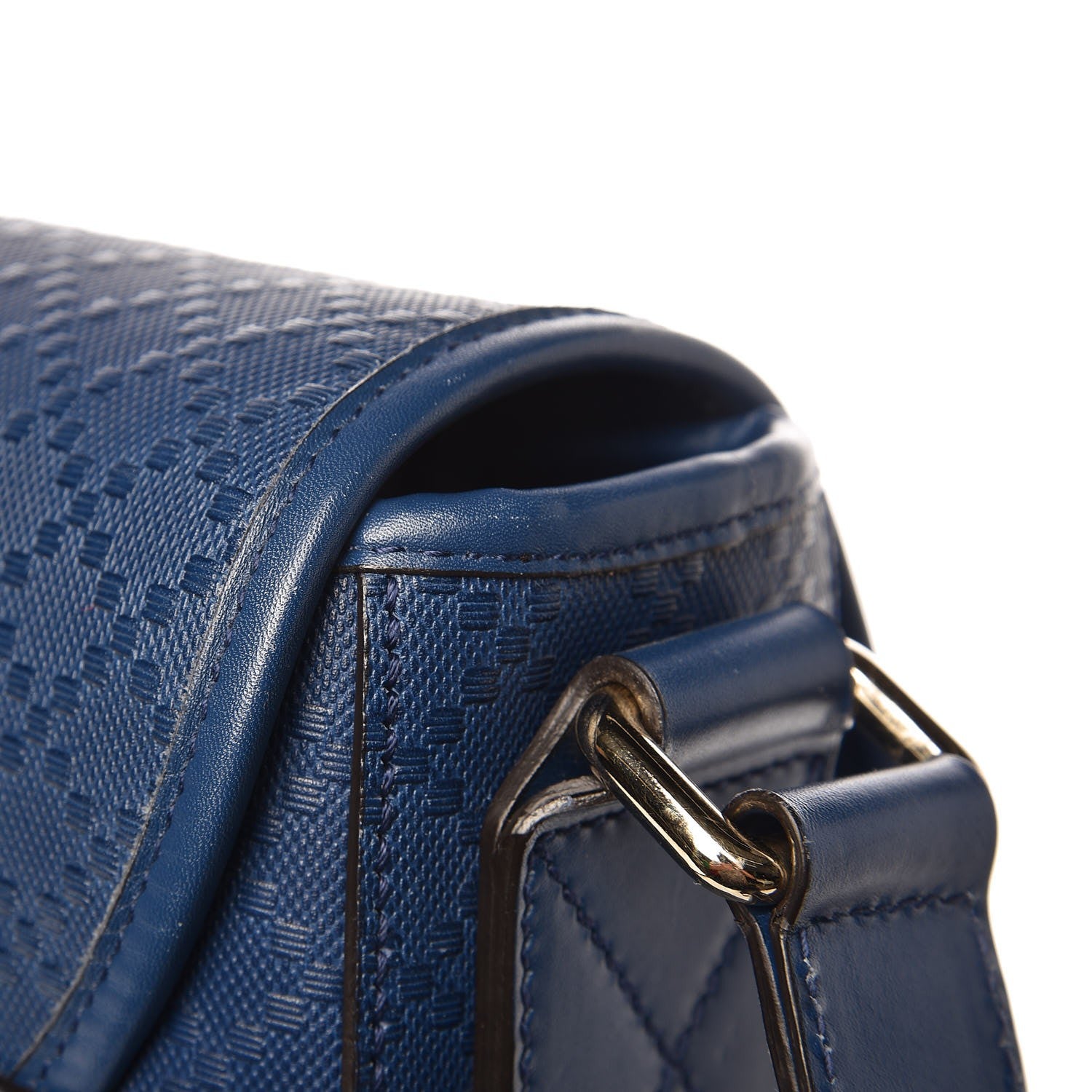 Gucci Diamante Medium Flap Messenger Bag Blue 13 of 19