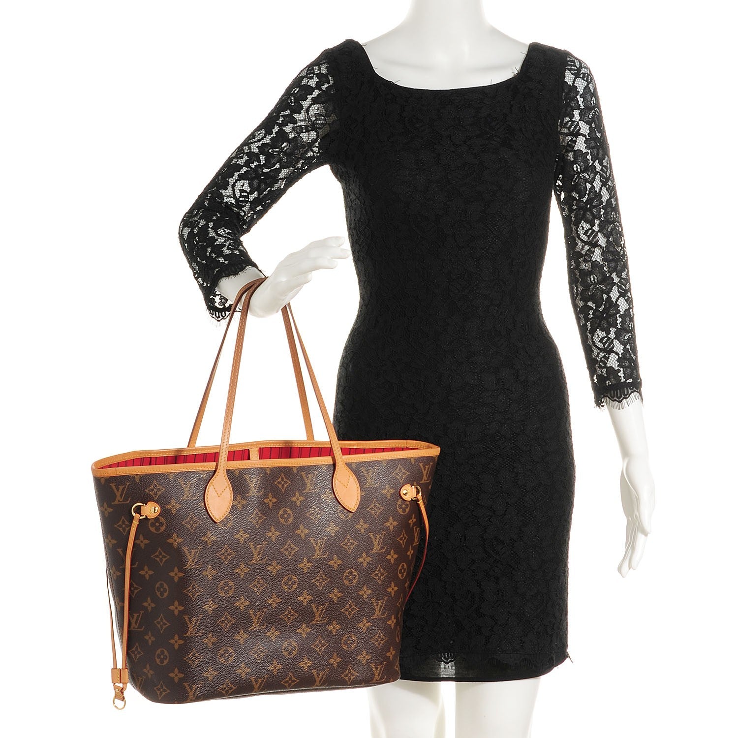 Louis Vuitton Monogram Neo Neverfull MM Cherry 2 of 8