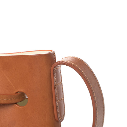 Mansur Gavriel Vegetable Tanned Calfskin Mini Bucket Bag Cammello Natural 17 of 18