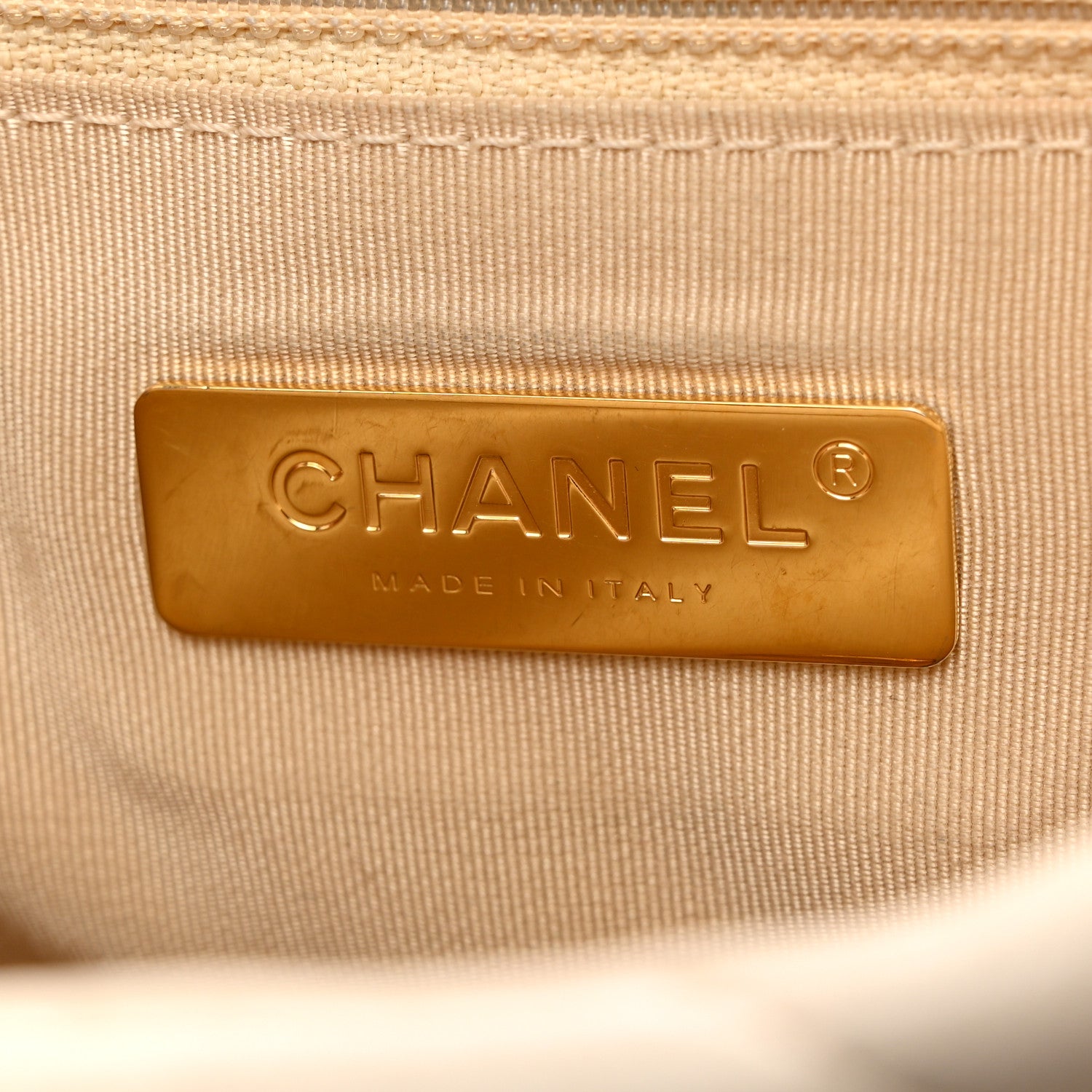 Chanel Lambskin Quilted Medium Chanel 19 Flap Beige 6 of 11