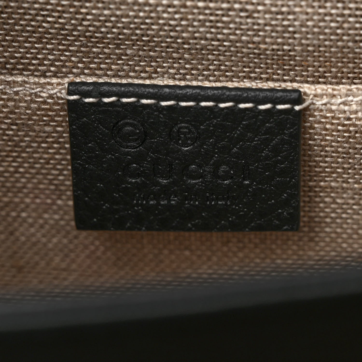 Gucci Dollar Calfskin Small Interlocking G Shoulder Bag Black 6 of 10