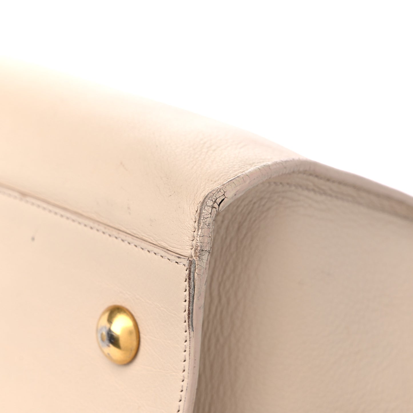 Calfskin Medium Classic Y Cabas Beige
