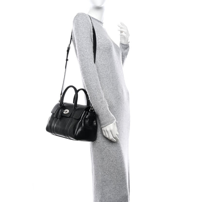 Mulberry Natural Vegetable Tanned Small Bayswater Black 2 of 9
