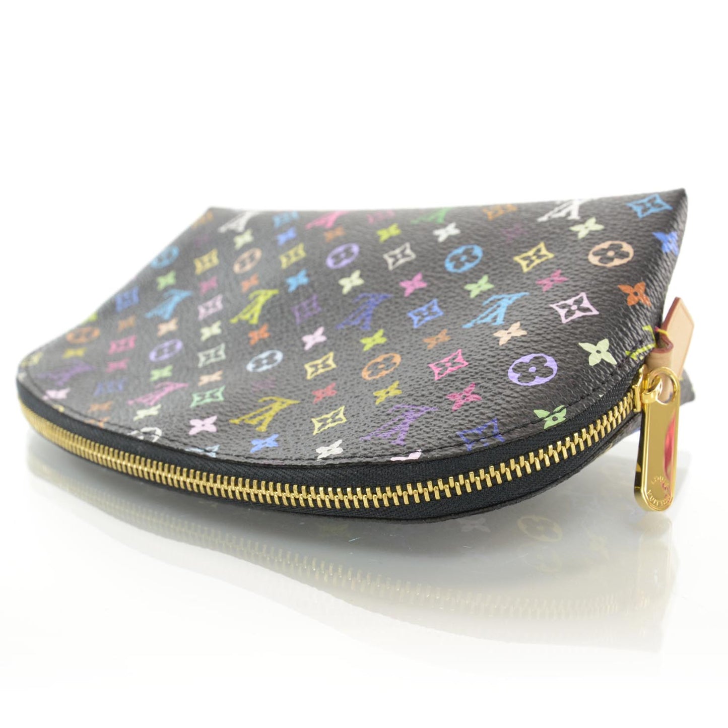 Monogram Multicolor Cosmetic Pouch Black Grenade