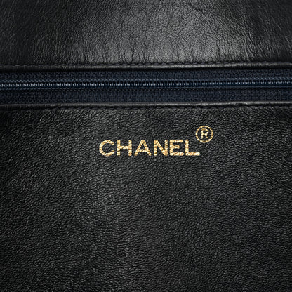 Chanel Lambskin CC Tote Navy 5 of 13