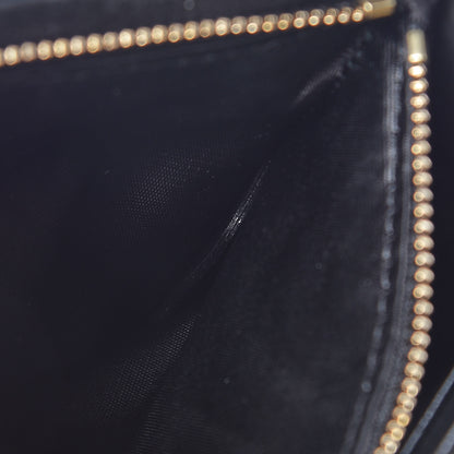 Christian Dior Patent Studded Diorama Wallet on Chain Pouch Black 7 of 7