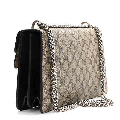 Gucci GG Supreme Monogram Small Dionysus Shoulder Bag Black 3 of 10