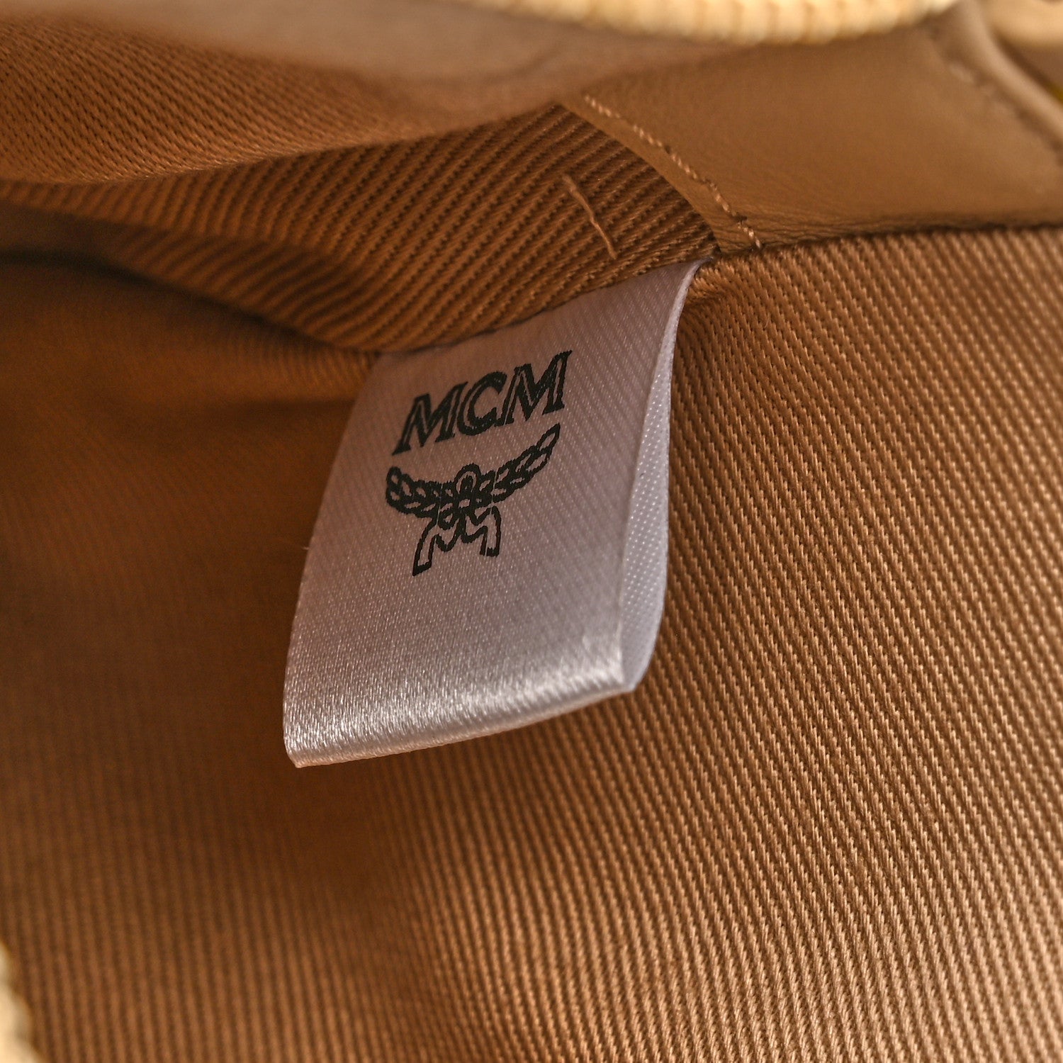 MCM Calfskin Color Splash Mini Pouch on Chain Croissant 7 of 10
