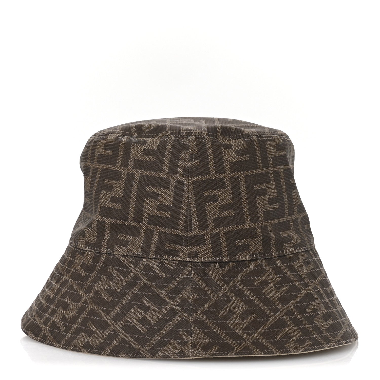 Fendi Technical Fabric FF Bucket Hat M Tobacco 4 of 10