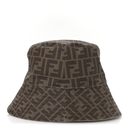Fendi Technical Fabric FF Bucket Hat M Tobacco 4 of 10