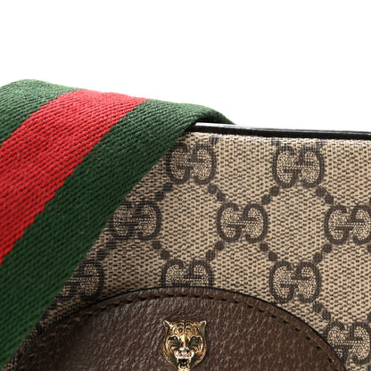 Gucci GG Supreme Monogram Web Neo Vintage Shoulder Bag Beige New Acero Crop 8 of 10