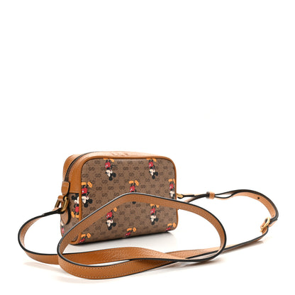 Gucci X DISNEY Mini Vintage GG Supreme Monogram Mickey Mouse Shoulder Bag Beige Vintage Sun Oil 3 of 9