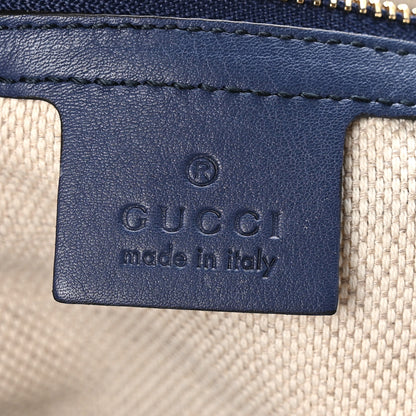 Gucci Vernice Naplack Medium Soho Chain Shoulder Bag Uniform Blue 5 of 10