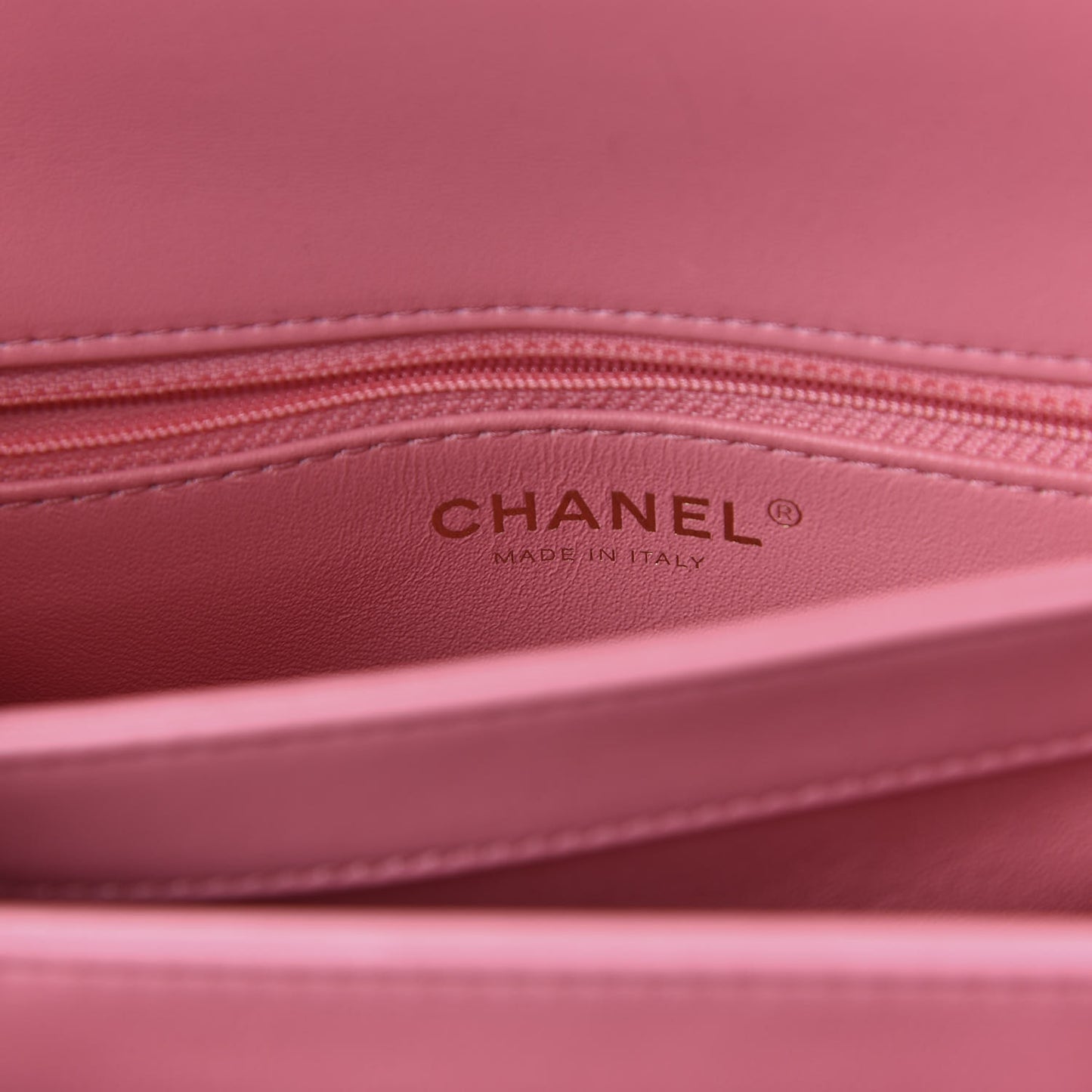 Lambskin Quilted Small Trendy CC Flap Dual Handle Bag Pink