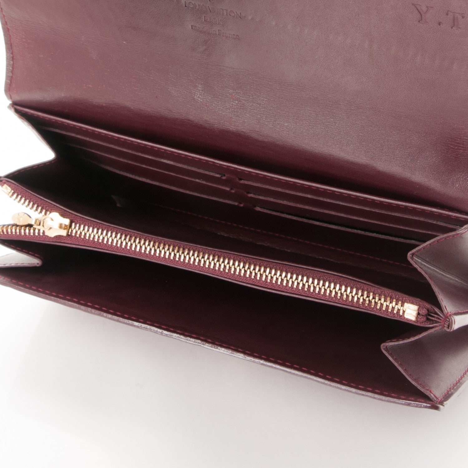 Louis Vuitton Vernis Sarah Wallet Rouge Fauviste 5 of 8