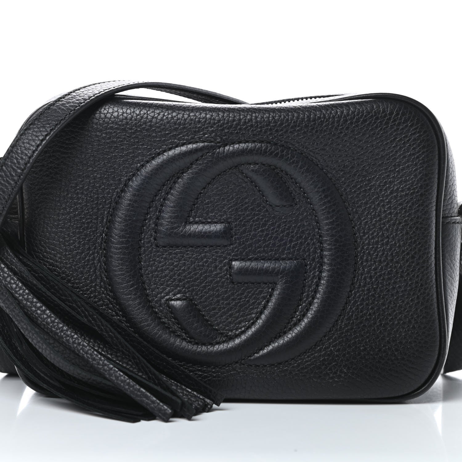 Gucci Pebbled Calfskin Small Soho Disco Bag Black 8 of 12
