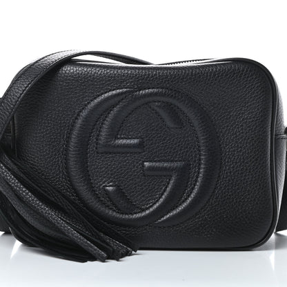Gucci Pebbled Calfskin Small Soho Disco Bag Black 8 of 12