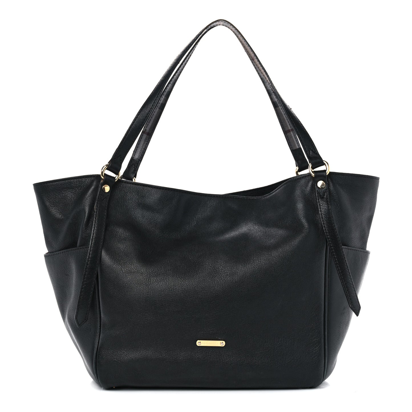 Lambskin Small Canterbury Tote Black