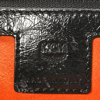 MCM Calfskin Large Mena Quilted Shoulder Bag Black 7 of 10