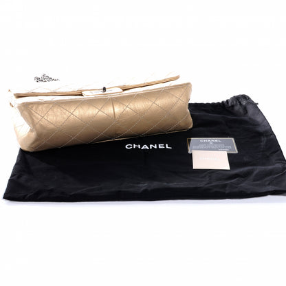 Chanel Aged Calfskin 2.55 Reissue 227 Flap Pale Gold 9 of 9
