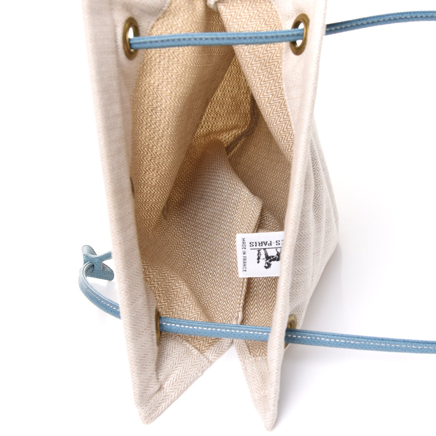 Canvas Aline Grooming Bag Craie Blue Jean