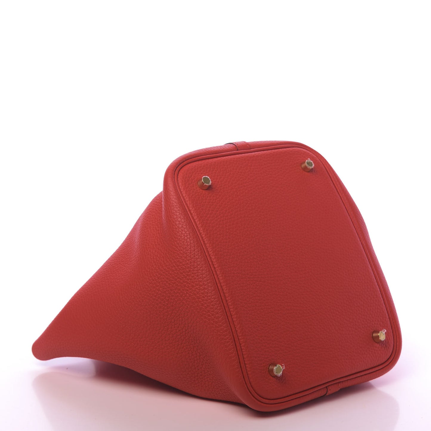 Taurillon Clemence Picotin Lock 22 MM Rouge Tomate
