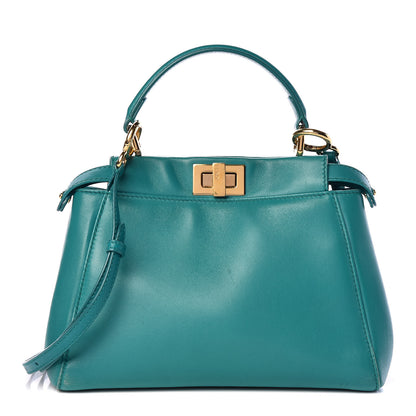 Fendi Nappa Mini Peekaboo Iconic Satchel Lago 1 of 14