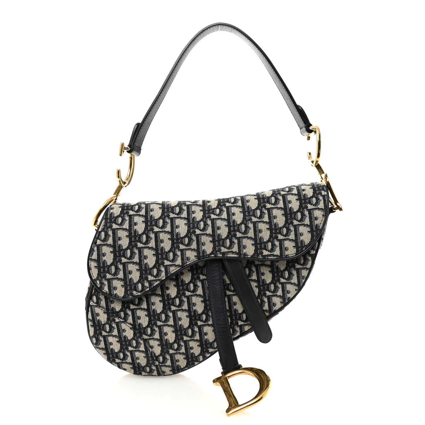 Oblique Saddle Bag Blue