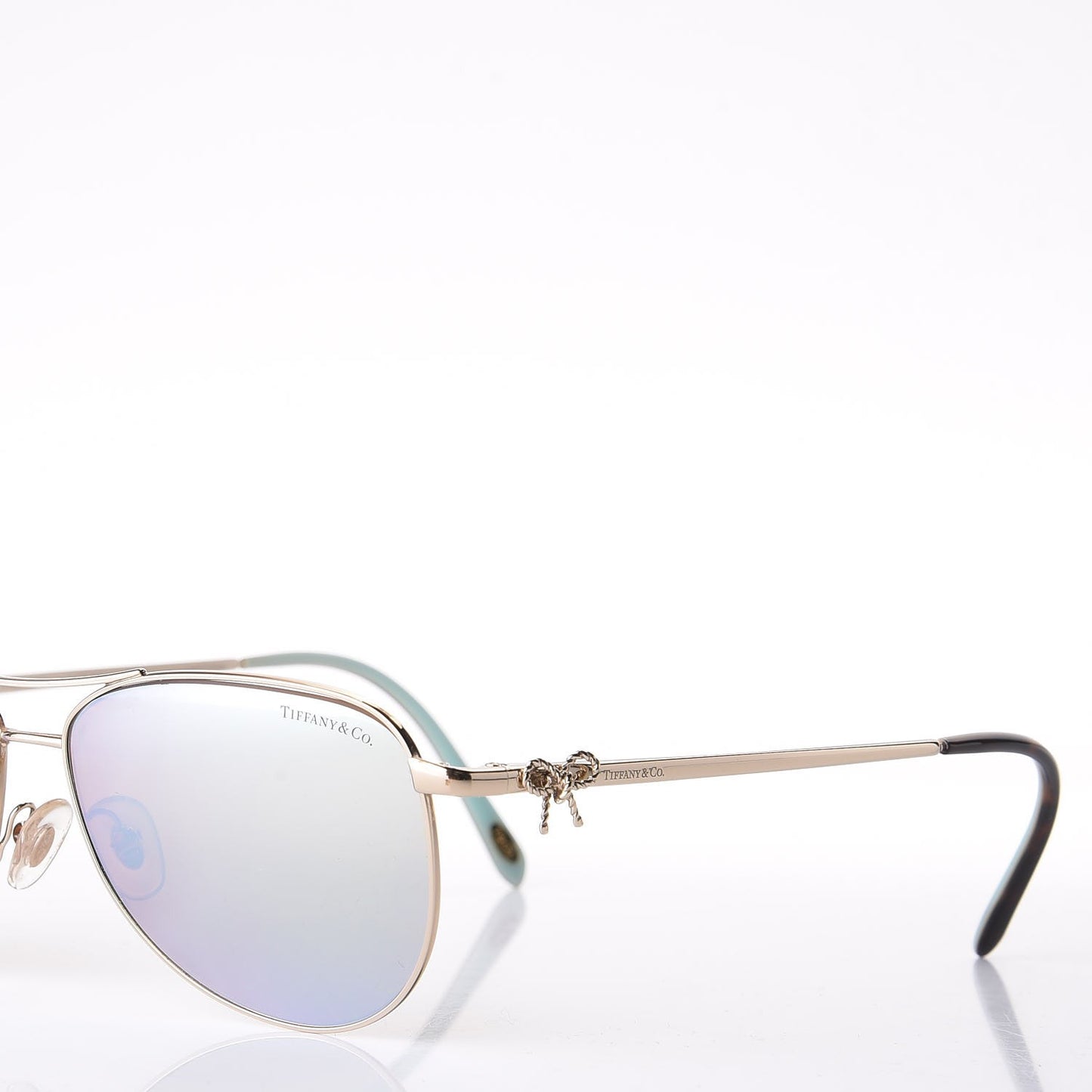 Aviator Twist Bow Sunglasses TF 3044 Gold
