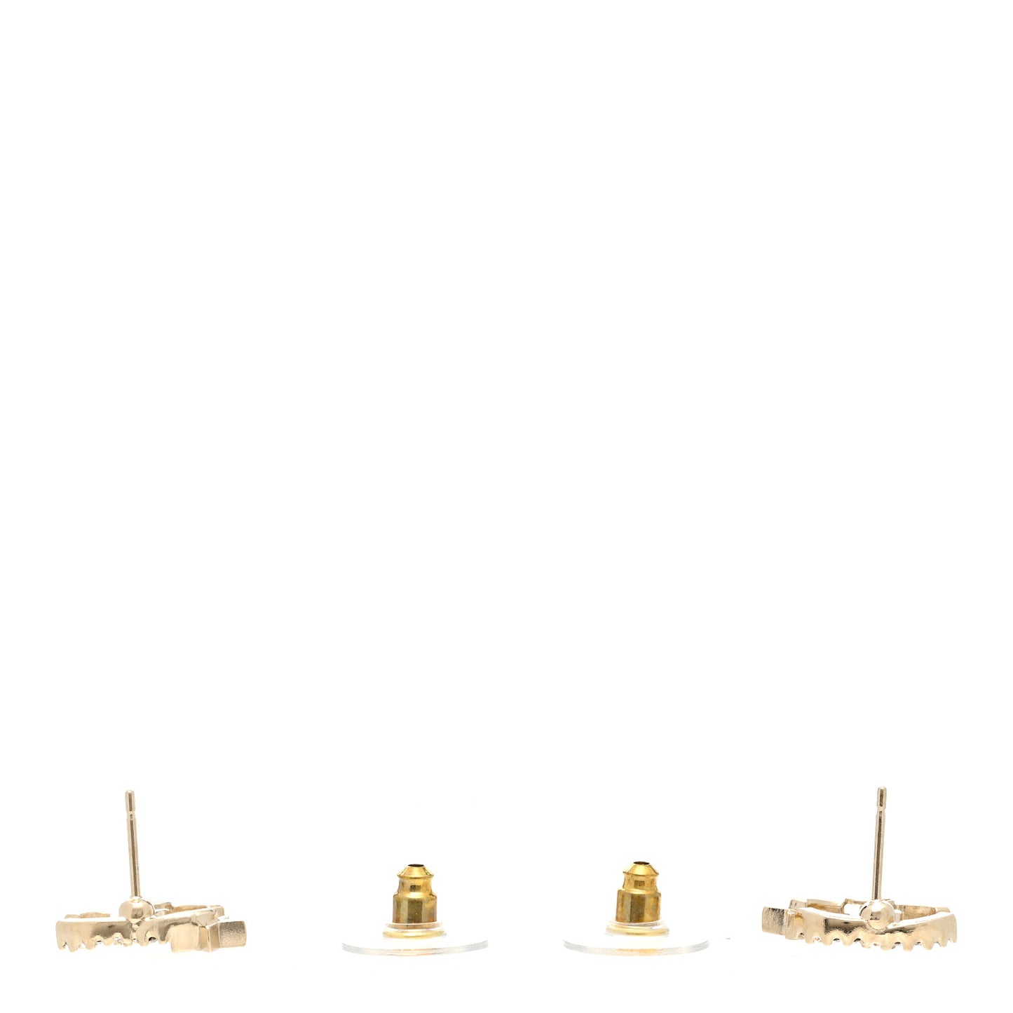 Crystal CC Starfall Earrings Gold