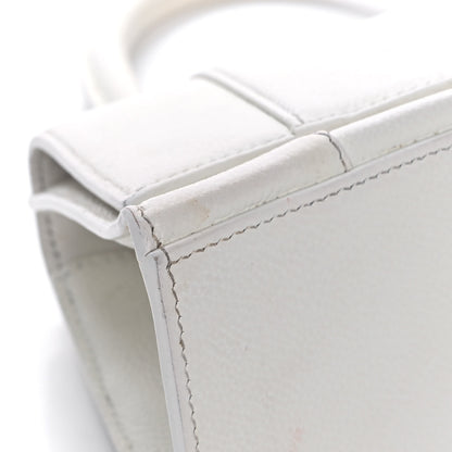 Balenciaga Grained Calfskin Small Hourglass Top Handle Bag White 11 of 24