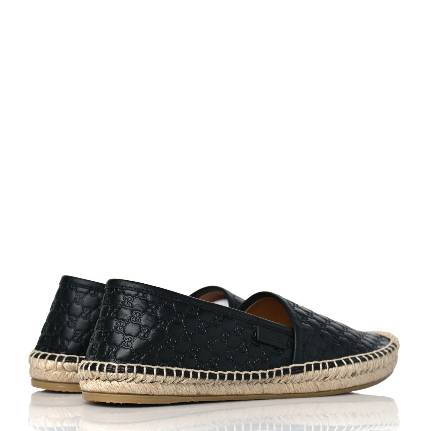 Microguccissima Signature Espadrilles 35 Black