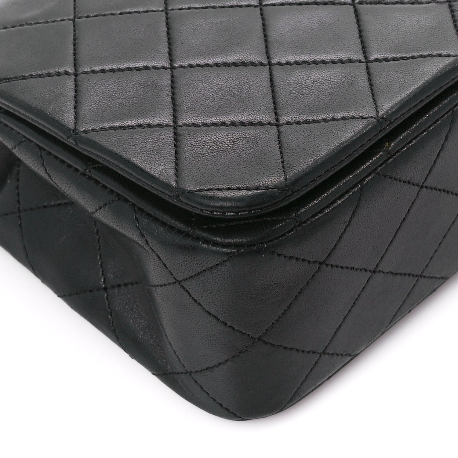 Chanel Lambskin Quilted Small Single Flap Black 11 of 12